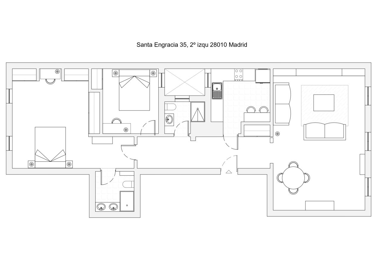 Appartement à Madrid - M (SEN352)Elegante y luminoso piso en el corazón d Appartement à Madrid - M (SEN352)Elegante y luminoso piso en el corazón d