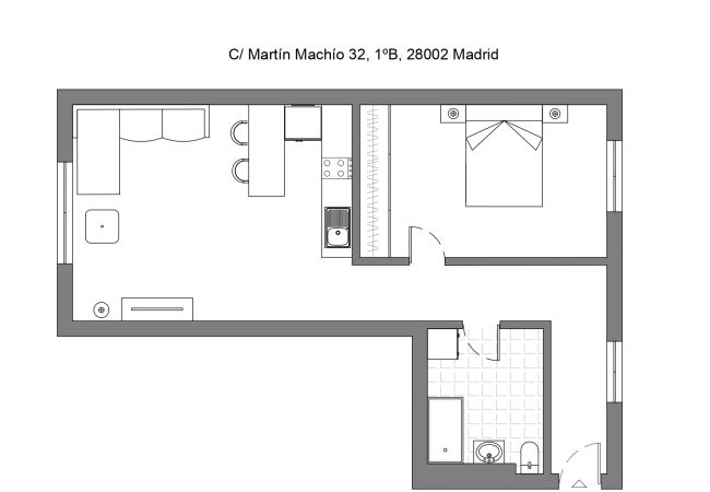 Apartment in Madrid - M (MMA321B) Acogedor apartamento de un dormitorio Apartment in Madrid - M (MMA321B) Acogedor apartamento de un dormitorio